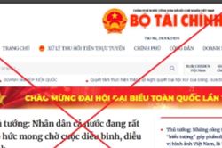 Cảnh báo tình trạng giả mạo Bộ Tài chính để lừa đảo trên mạng