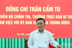 [Ảnh] Thường trực Ban Bí thư Trần Cẩm Tú làm việc với Ủy ban Kiểm tra Trung ương