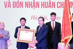 [Ảnh] Chủ tịch Quốc hội Trần Thanh Mẫn dự Lễ kỷ niệm 65 năm Ngày thành lập Hội đồng Dân tộc