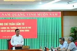 Thường trực Ban Bí thư Trần Cẩm Tú làm việc với Ủy ban Kiểm tra Trung ương