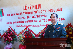 Trung đoàn 263 đón nhận Huân chương Bảo vệ Tổ quốc hạng Ba