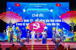 Cán bộ Đoàn và tuyên truyền viên trẻ Vùng 2 Hải quân đua tài