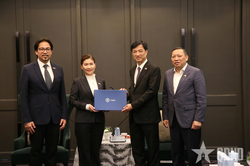 Đồng chí Nguyễn Duy Ngọc làm việc với Cơ quan phát triển Khoa học và Công nghệ Quốc gia Thái Lan