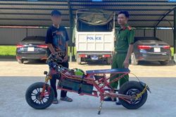 Tịch thu xe điện độ chế