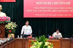 TPHCM nâng cao chất lượng công tác tạo nguồn, kết nạp đảng viên mới