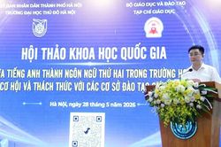 Biến tiếng Anh thành môi trường giao tiếp trong học đường