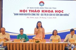 Di sản danh nhân Nguyễn Công Trứ hướng tới hồ sơ trình UNESCO vinh danh