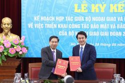 Bộ Ngoại giao và Ban Cơ yếu Chính phủ ký kết kế hoạch hợp tác giai đoạn 2026 - 2028