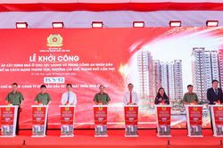 Khởi công khu nhà ở hơn 1.800 tỷ đồng cho lực lượng công an ở Cần Thơ