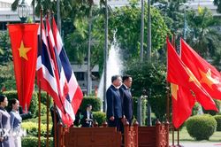 Toàn cảnh Lễ đón Tổng Bí thư, Chủ tịch nước Tô Lâm và Phu nhân thăm chính thức Thái Lan