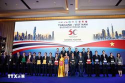 Tổng Bí thư, Chủ tịch nước Tô Lâm và Thủ tướng Thái Lan dự Diễn đàn Doanh nghiệp Việt Nam-Thái Lan
