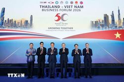 Tổng Bí thư, Chủ tịch nước Tô Lâm và Thủ tướng Thái Lan dự Diễn đàn Doanh nghiệp Việt Nam-Thái Lan