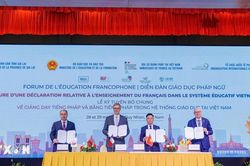Tăng cường hợp tác phát triển giáo dục Pháp ngữ tại Việt Nam