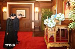 Tổng Bí thư, Chủ tịch nước Tô Lâm và Phu nhân hội kiến Nhà Vua Thái Lan và Hoàng hậu