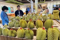 Người tiêu dùng Trung Quốc có thể thưởng thức sầu riêng nhờ giá giảm