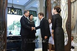 Tổng Bí thư, Chủ tịch nước Tô Lâm và Phu nhân hội kiến Nhà Vua Thái Lan và Hoàng hậu