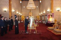 Tổng Bí thư, Chủ tịch nước Tô Lâm và Phu nhân hội kiến Nhà Vua Thái Lan và Hoàng hậu