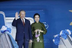 Tổng Bí thư, Chủ tịch nước Tô Lâm và Phu nhân lên đường thăm cấp Nhà nước Cộng hòa Singapore