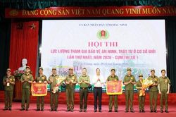 Hội thi an ninh, trật tự cơ sở giỏi: Phường Bắc Giang và Việt Yên cùng giành giải A