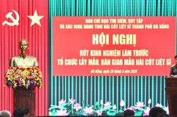 Đà Nẵng rút kinh nghiệm việc lấy mẫu, bàn giao hài cốt liệt sĩ