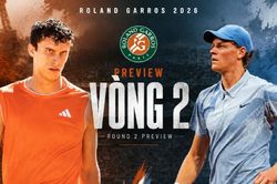Roland Garros 2026: Jannik Sinner duy trì thế áp đảo, Tsitsipas đối mặt hiểm họa