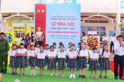 Trường Tiểu học Tân Hưng tổng kết năm học 2025 - 2026