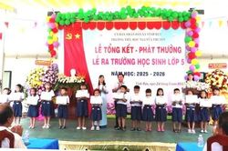 Xã Vĩnh Hựu: Trường Tiểu học Nguyễn Thị Tốt hoàn thành xuất sắc các chỉ tiêu năm học 2025 - 2026