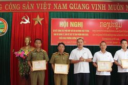 Công ty Hợp tác kinh tế 385 sơ kết công tác phối hợp giữ gìn an ninh trật tự địa bàn