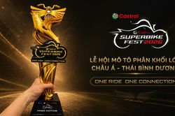 Lộ diện chiếc cúp dát vàng 24K tại Castrol Superbike Fest 2026
