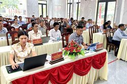 Hội nghị chuyên đề Ban Chấp hành Đảng bộ xã Nam Cam Ranh