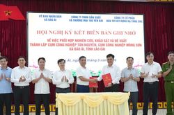 Bảo Ái ký kết hợp tác nghiên cứu đầu tư hai cụm công nghiệp