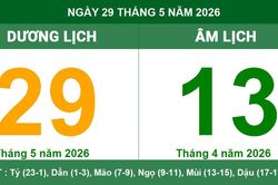 Lịch Âm Dương ngày 29/05/2026: Ngày Quý Mão cát lợi cho khởi sự và cầu tài