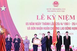 Chủ tịch Quốc hội Trần Thanh Mẫn dự Lễ kỷ niệm 65 năm thành lập Hội đồng Dân tộc