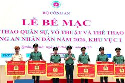 Bế mạc Hội thao quân sự, võ thuật và thể thao CAND 2026 – Khu vực 1