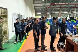 Công an xã Đất Đỏ: Test ma túy cho hơn 130 công nhân ở khu công nghiệp