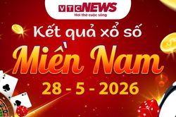 XSMN 28/5 - Trực tiếp kết quả xổ số miền Nam hôm nay 28/5/2026