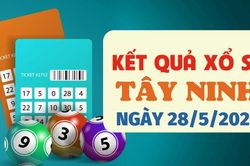 Trực tiếp kết quả xổ số Tây Ninh hôm nay 28/5/2026 - XSTN 28/5