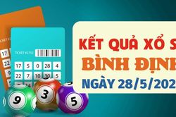 Trực tiếp kết quả xổ số Bình Định hôm nay 28/5/2026 - XSBDI 28/5