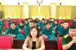 Xã Hòa Lạc khai mạc huấn luyện lực lượng dân quân cơ động năm 2026