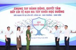 Lá chắn học đường trước hiểm họa ma túy: Chính quyền - Nhà trường - Gia đình cùng hành động