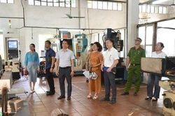 Xã Tùng Thiện chủ động phòng ngừa mất an toàn lao động tại doanh nghiệp