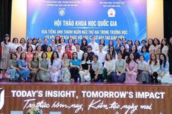 Thúc đẩy hành trình đưa tiếng Anh thành ngôn ngữ thứ hai trong trường học