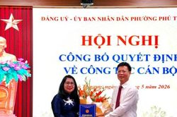 Phường Phú Thượng kiện toàn công tác cán bộ tại các đơn vị trường học và phòng chuyên môn