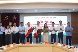 Gia Lâm tổ chức hội nghị thông báo quyết định của Ban Thường vụ Thành ủy Hà Nội về công tác cán bộ