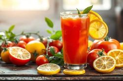 Lợi ích bất ngờ khi uống nước chanh cà chua trong mùa hè