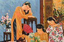 Họa sĩ Trần Nguyên Dũng: Người lưu giữ vẻ đẹp xưa cũ bằng hội họa