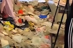 Căn hộ bốc mùi hôi thối, ngập rác sau khi khách thuê bỏ trốn ở TQ