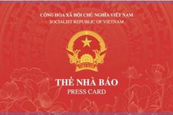 Bộ VHTTDL ban hành mẫu thẻ nhà báo 2026