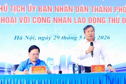 Lãnh đạo thành phố Hà Nội cam kết tháo gỡ những vấn đề công nhân lao động quan tâm
