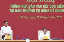Đoàn kiểm tra của Bộ Chính trị: Đảng ủy Chính phủ hoàn thành khối lượng công việc lớn, có những đột phá